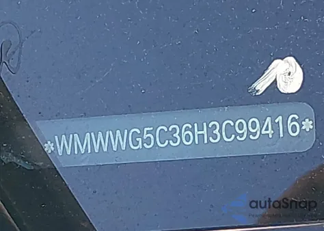 2017 Mini Convertible Cooper z USA, uszkodzony, nr VIN WMWWG5C36H3C99416